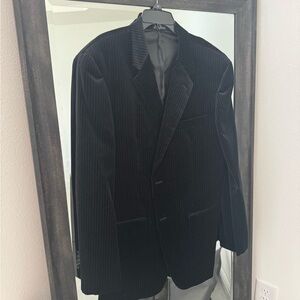 Alfani Black Striped Blazer